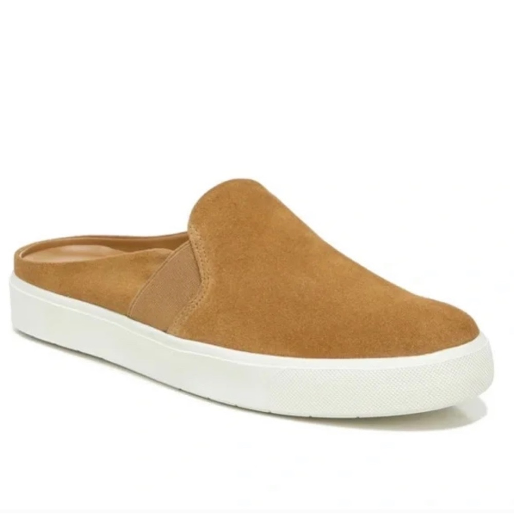 VINCE Blair Sneaker Brown/Tan Suede Mule size 8